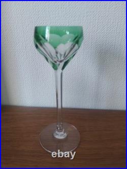Serie De 8 Verres En Cristal De SAINT-LOUIS FRANCE, ESTAMPILLÉS
