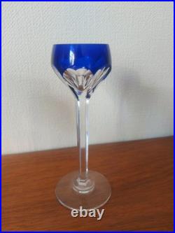 Serie De 8 Verres En Cristal De SAINT-LOUIS FRANCE, ESTAMPILLÉS