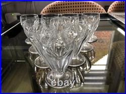 Série de 10 Verres Cristal Saint Louis Modèle Béarn Série de 10 Verres Cristal Saint Louis Modèle Béarn