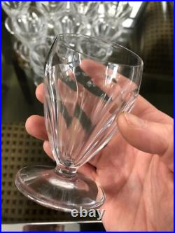 Série de 10 Verres Cristal Saint Louis Modèle Béarn Série de 10 Verres Cristal Saint Louis Modèle Béarn
