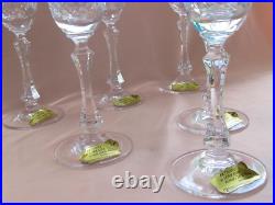 Série de 6 flutes Champagne cristal Lorraine Yvan (Tommy pour St-Louis) neufs Série de 6 flutes Champagne cristal Lorraine Yvan (Tommy pour St-Louis) neufs