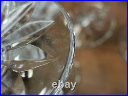 Série de 6 verres à eau en cristal de Saint Louis modèle Tarn
