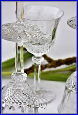 Série de 6 verres à eau n°2 en cristal taillé Saint-Louis modèle Tommy 18 cm