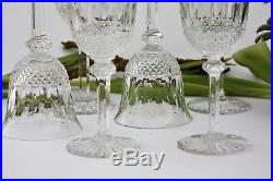 Série de 6 verres à eau n°2 en cristal taillé Saint-Louis modèle Tommy 18 cm