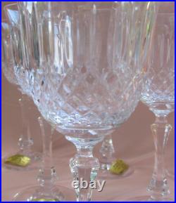 Série de 6 verres à vin eau cristal Lorraine Yvan (Tommy pour St-Louis) neufs Série de 6 verres à vin eau cristal Lorraine Yvan (Tommy pour St-Louis) neufs