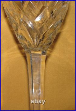 Série de 6 verres à vin /eau cristal de Saint-Louis modèle Chantilly estampillés