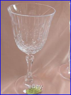 Série de 6 verres à vin en cristal Lorraine Yvan (Tommy pour St-Louis) neufs