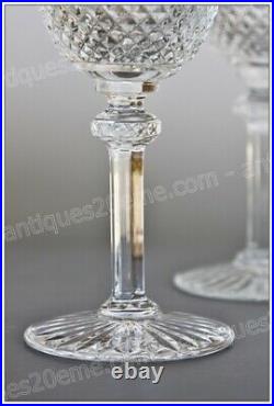 Série de 6 verres à vin n°3 en cristal de St Louis modèle Tommy 17 cm