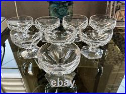 Série de 8 Coupes Champagne Cristal Saint Louis Modèle Béarn Série de 8 Coupes Champagne Cristal Saint Louis Modèle Béarn