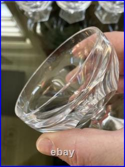 Série de 8 Coupes Champagne Cristal Saint Louis Modèle Béarn