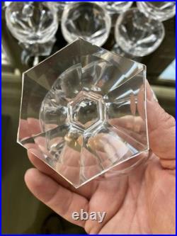 Série de 8 Coupes Champagne Cristal Saint Louis Modèle Béarn