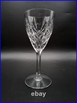Série quatre verres à eau cristal soufflé taillé Saint-Louis modèle Chantilly