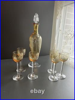 Service À Liqueur En Cristal Grave Baccarat Saint Louis