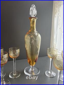 Service À Liqueur En Cristal Grave Baccarat Saint Louis Service À Liqueur En Cristal Grave Baccarat Saint Louis