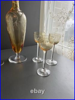 Service À Liqueur En Cristal Grave Baccarat Saint Louis