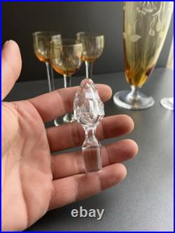 Service À Liqueur En Cristal Grave Baccarat Saint Louis