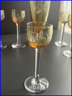 Service À Liqueur En Cristal Grave Baccarat Saint Louis