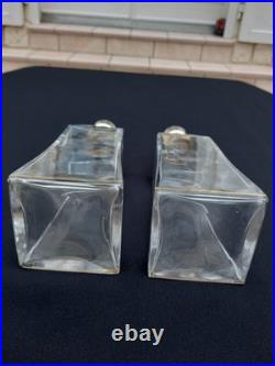 Service Liqueur Plateau-2 Carafes-6 Verres-cristal+dorure Or-baccarat St Louis