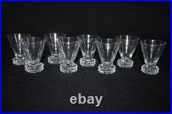 Service à liqueur ancien, cristal de Saint Louis modèle DIAMANT, carafe verres