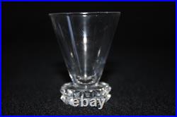 Service à liqueur ancien, cristal de Saint Louis modèle DIAMANT, carafe verres