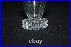 Service à liqueur ancien, cristal de Saint Louis modèle DIAMANT, carafe verres