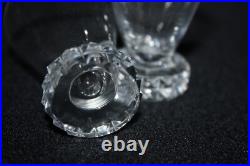 Service à liqueur ancien, cristal de Saint Louis modèle DIAMANT, carafe verres