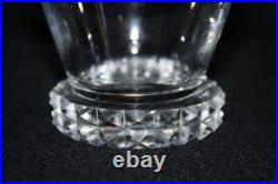 Service à liqueur ancien, cristal de Saint Louis modèle DIAMANT, carafe verres