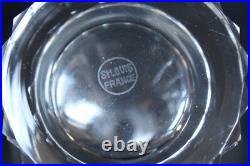 Service à liqueur ancien, cristal de Saint Louis modèle DIAMANT, carafe verres