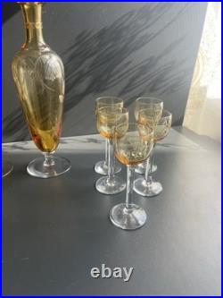 Service à liqueur en cristal St Louis