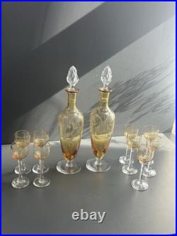 Service à liqueur en cristal St Louis