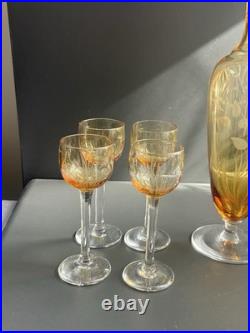 Service à liqueur en cristal St Louis