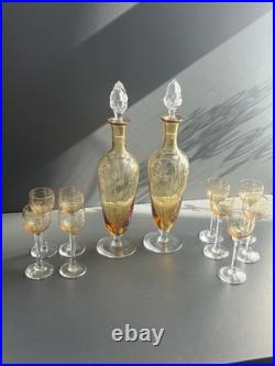 Service à liqueur en cristal St Louis Service à liqueur en cristal St Louis