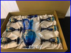 Service à liqueur modèle'Nostalgie' cristal Saint Louis (prix pour 7 pièces)