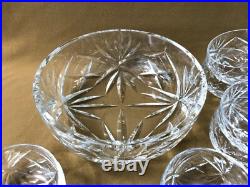 Service à punch / salade de fruits en cristal signé SAINT LOUIS modèle CHANTILLY Service à punch / salade de fruits en cristal signé SAINT LOUIS modèle CHANTILLY