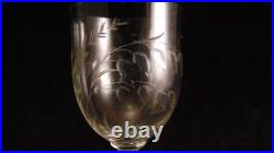 Service de 5 verres à vin cristal Saint Louis service Metz gravure 3216 Muguet