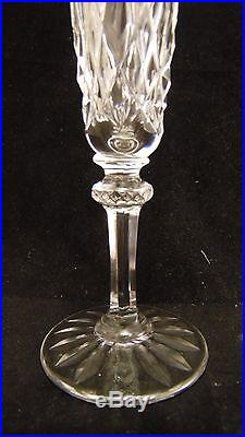 Service de 6 flutes à champagne en cristal de Saint St Louis modèle Provence