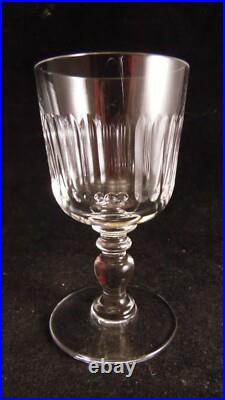 Service de 6 verres à eau en cristal de Saint Louis modèle Sisley