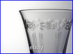 Service de 6 verres à vin en cristal Attribués à Saint-Louis, début XXe siècle