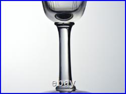 Service de 6 verres à vin en cristal Attribués à Saint-Louis, début XXe siècle