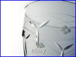 Service de 6 verres à vin en cristal Saint Louis Argental (circa 1920)