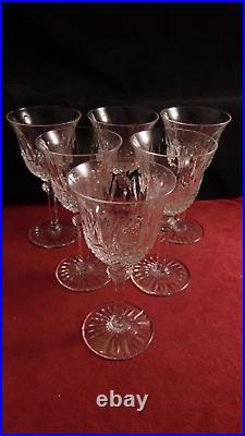 Service de 6 verres a vin en cristal de Saint Louis Tommy 15 cm