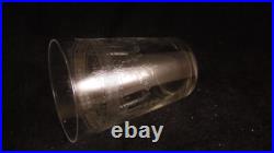 Service de 9 gobelets en cristal de Saint Louis modèle Papin 10 cm