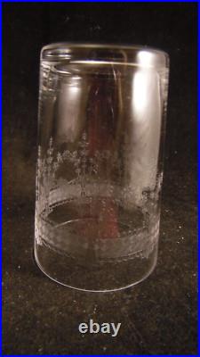 Service de 9 gobelets en cristal de Saint Louis modèle Papin 10 cm