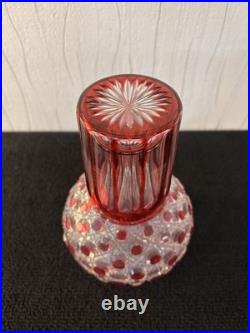 Service de nuit cristal overlay Saint Louis Baccarat Service de nuit cristal overlay Saint Louis Baccarat