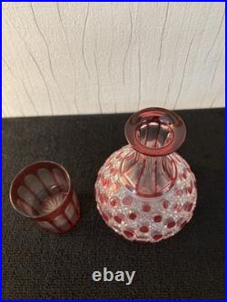 Service de nuit cristal overlay Saint Louis Baccarat Service de nuit cristal overlay Saint Louis Baccarat