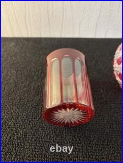 Service de nuit cristal overlay Saint Louis Baccarat Service de nuit cristal overlay Saint Louis Baccarat