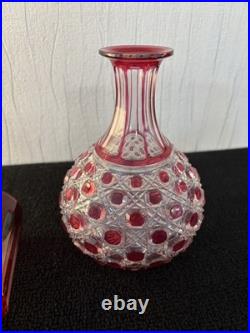 Service de nuit cristal overlay Saint Louis Baccarat Service de nuit cristal overlay Saint Louis Baccarat