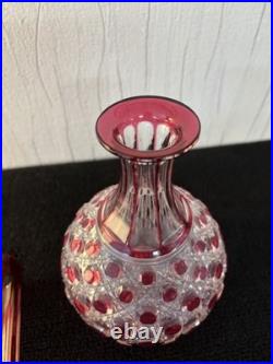 Service de nuit cristal overlay Saint Louis Baccarat Service de nuit cristal overlay Saint Louis Baccarat