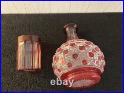 Service de nuit cristal overlay Saint Louis Baccarat Service de nuit cristal overlay Saint Louis Baccarat