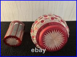 Service de nuit cristal overlay Saint Louis Baccarat Service de nuit cristal overlay Saint Louis Baccarat